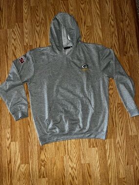 NWT NFL Green Bay Sports Illustrated Gray Hoodie Team Crest XXL